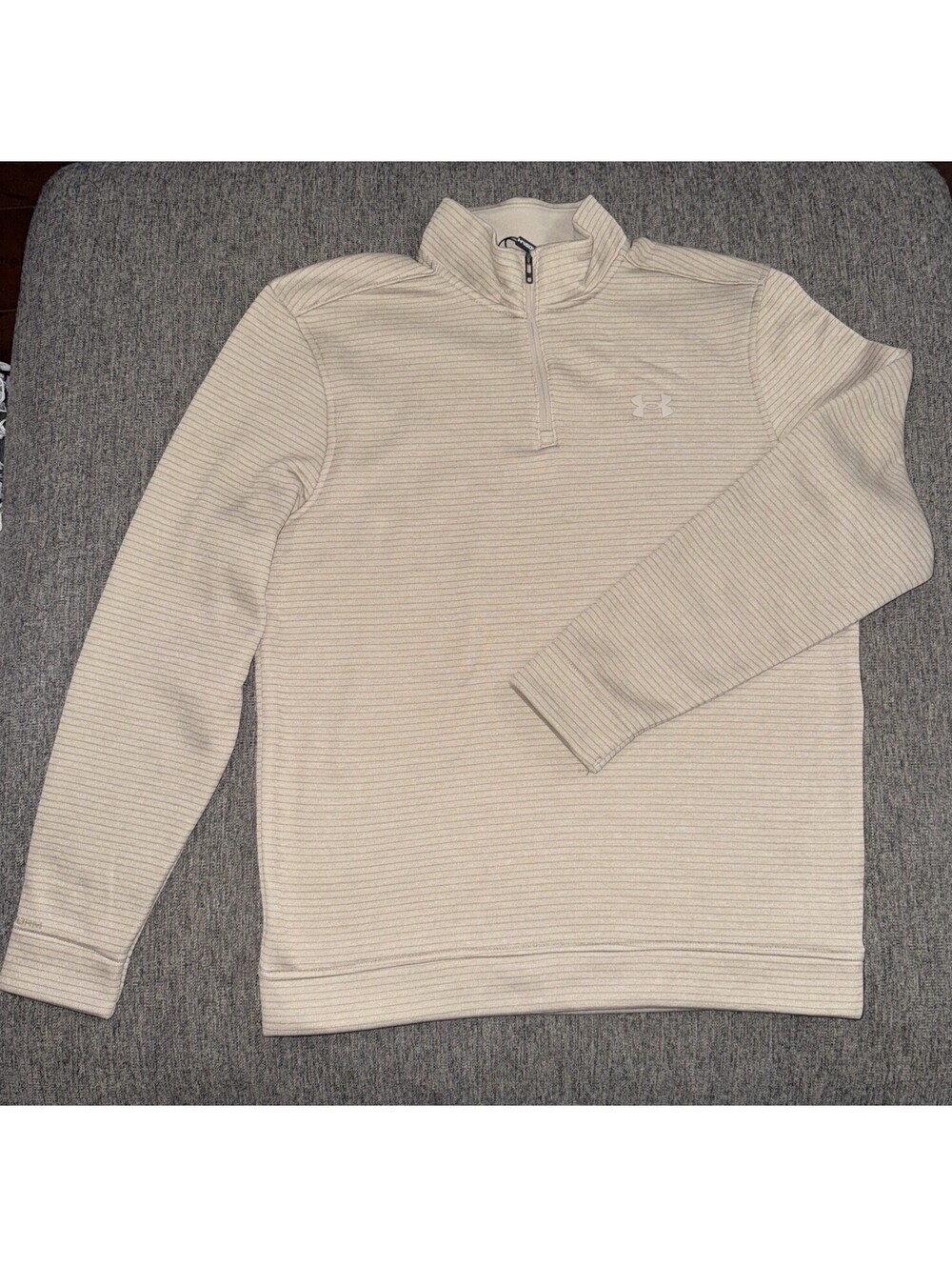 Under Armour Golf Storm 1/4 Zip Pullover Loose Fleece Medium Highland Buff New